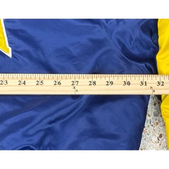 G-III by‎ Carl Banks Vtg NBA Indiana Pacers Embroidered Satin Jacket Size XXL - Picture 7 of 11